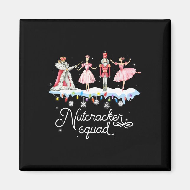 Imã Balé de Nutcracker de Natal Dançando Mulheres Cria (Frente)