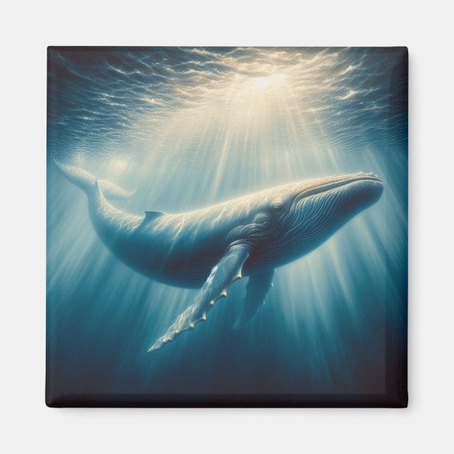 Imã baleia costeira/náutica (Frente)