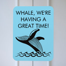 Ímã Baleia, estamos tendo um excelente! Alaska Cruise