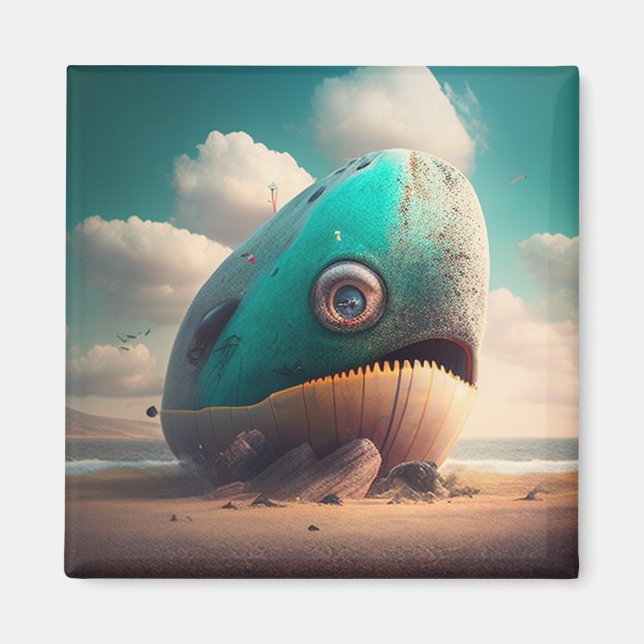 Imã Baleia estranha (Frente)