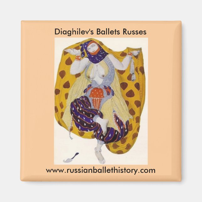 Imã Balés de Diaghilev Russes (Frente)