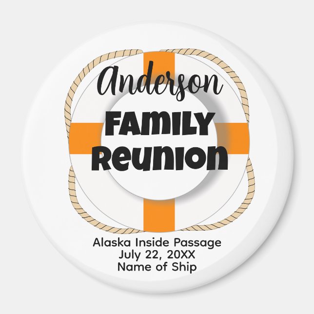 Imã Balise Familiar Stateroom Door Marker Souvenir Buo (Frente)