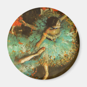 Imã Ballerina Dance Green Dancer Edger Degas Painting