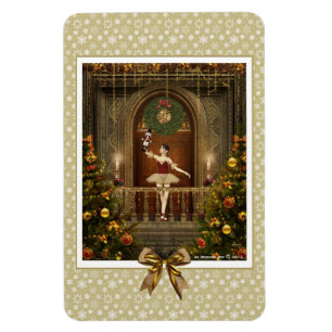 Ímã Ballerina e Nutcracker Flexi Magnet