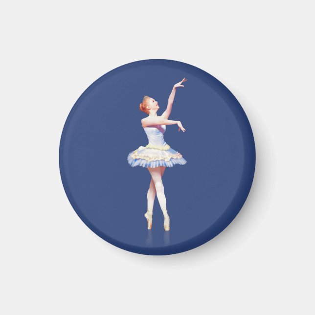 Imã Ballerina no ponteiro personalizável (Frente)
