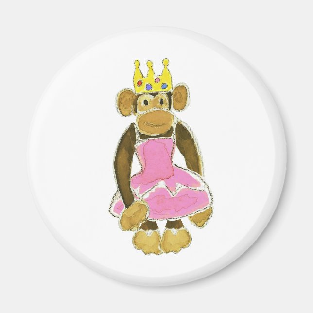 Imã Ballerina Princess Monkey (Frente)