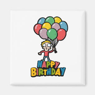 Imã Balões de Aniversário