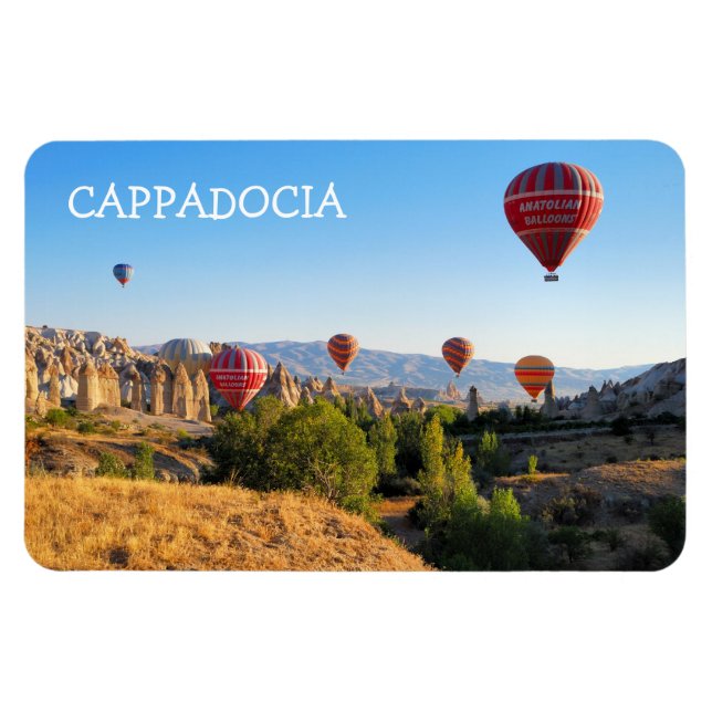 Ímã Balões de ar quente sobre Cappadocia (Horizontal)
