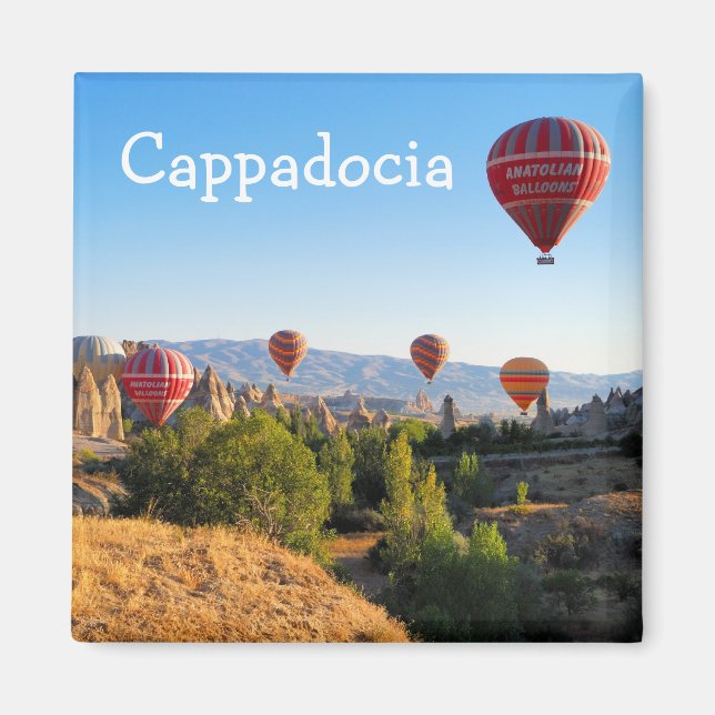 Imã Balões de ar quente sobre Cappadocia (Frente)