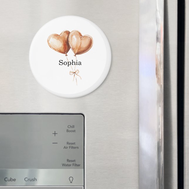 Imã Balões de Coração de Caramelo   (In Situ (Fridge))