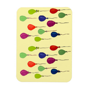 Ímã Balões de festa coloridos