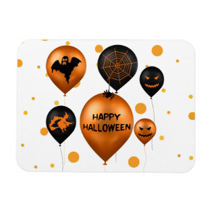Ímã Balões de Festa Feliz Halloween