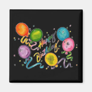 Imã Balões do feliz aniversario