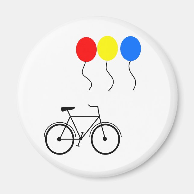Imã Balões e Bicicleta (Frente)