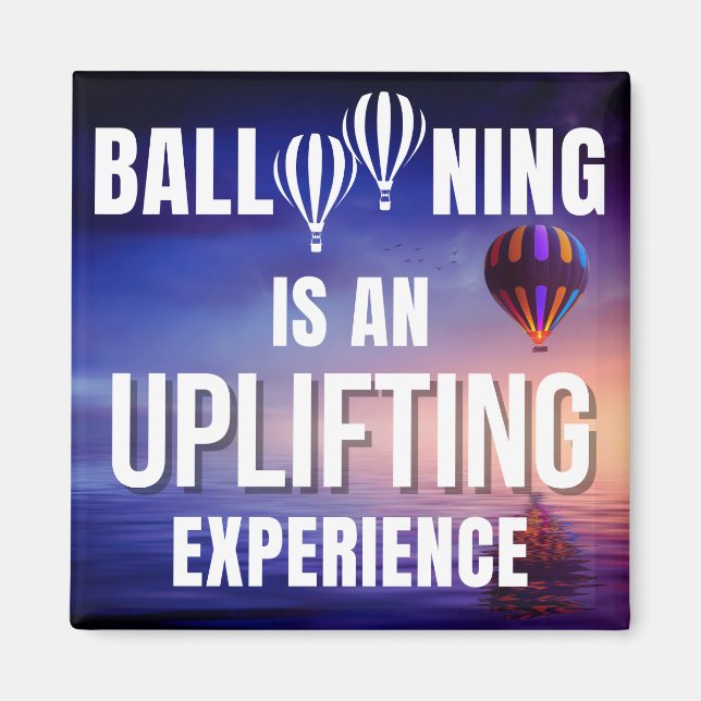 Imã Balonismo é uma experiência de uplifing (Frente)