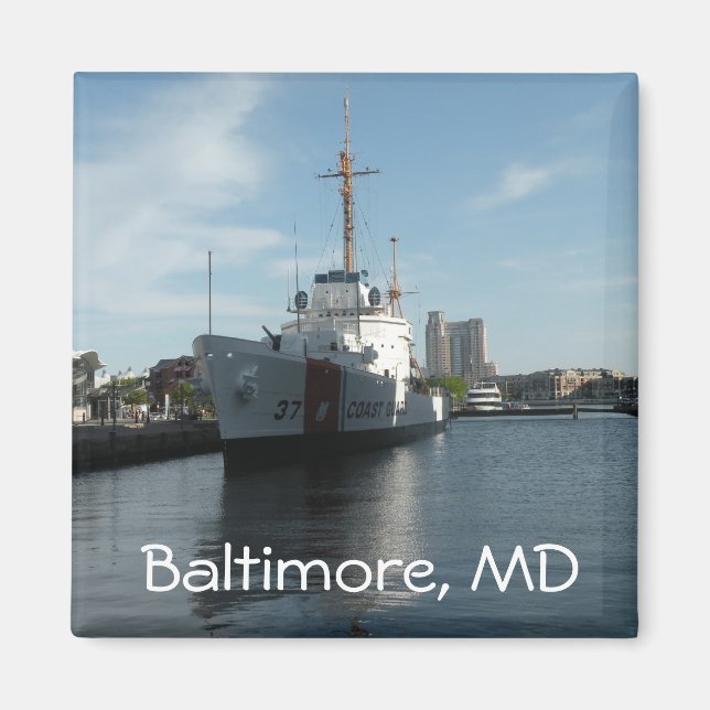 Imã Baltimore, MD Magnet (Frente)