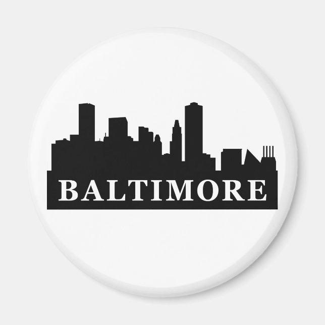 Imã Baltimore Skyline (Frente)