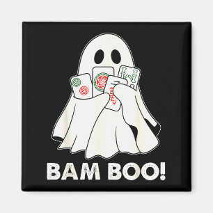 Imã Bam Boo Fantasma de Halloween Jogo de Mahjong Fant