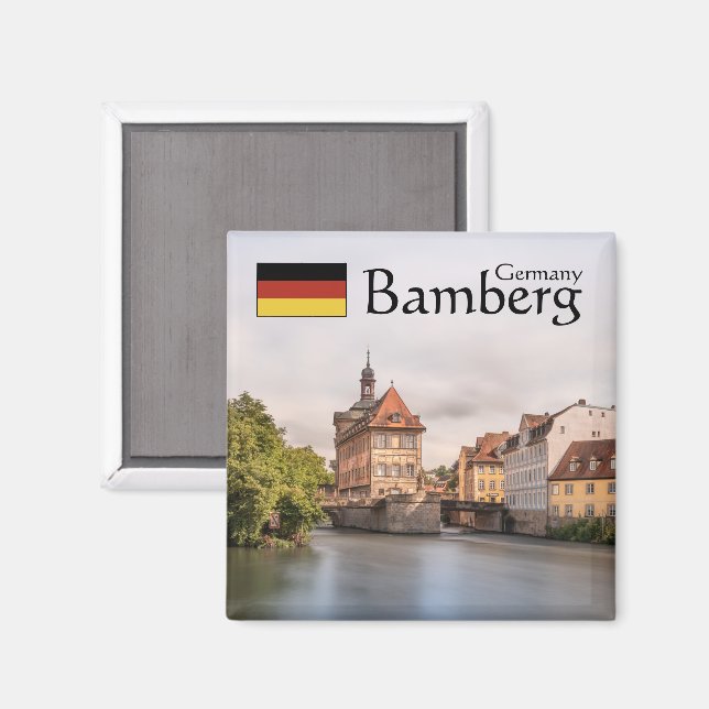 Imã Bamberg Alemanha Souvenir (Front/Back)