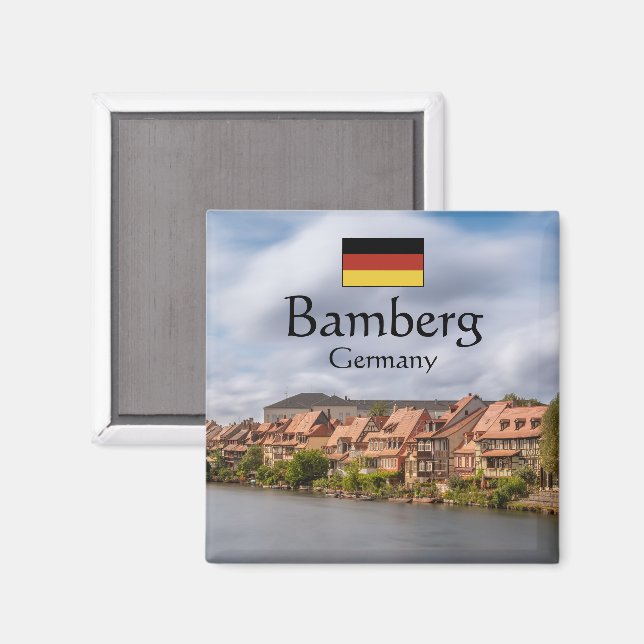 Imã Bamberg Alemanha Souvenir (Front/Back)