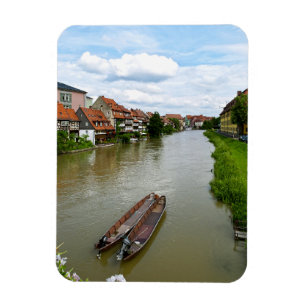 Ímã Bamberg Baviera Rio Regnitz Efeito de Pintura Arte