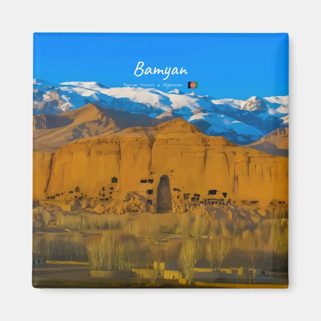 Imã Bamyan, Afeganistão - Vale do Penhasco de Buda (Frente)
