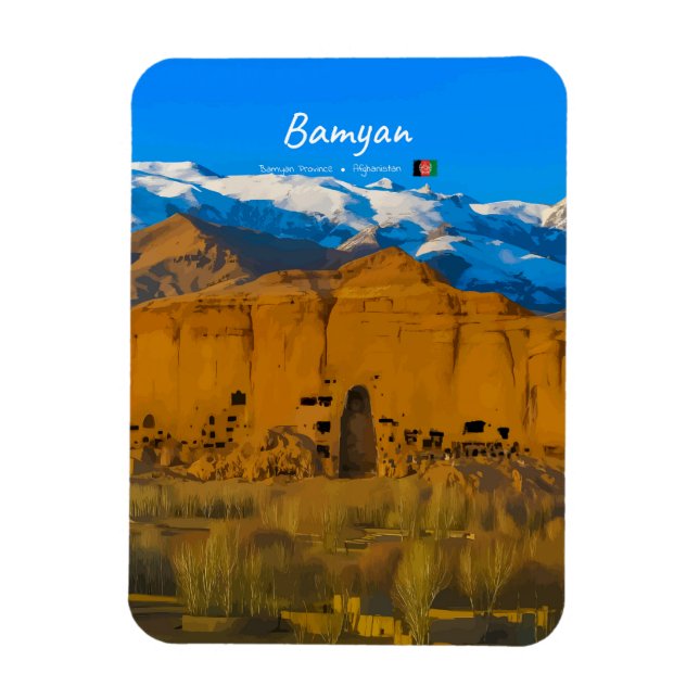 Ímã Bamyan, Afeganistão - Vale dos Penhascos de Buda A (Vertical)