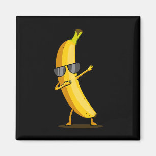 Imã Banana Amarela Dabbing - Fruta Dab Funny Dancing
