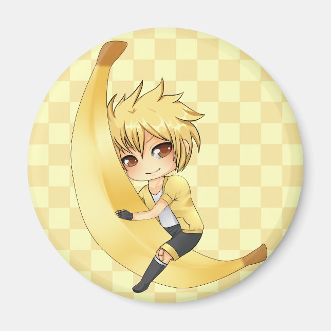 Imã Banana Boy chibi (Frente)