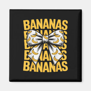 Imã Banana Coquette Cute Bananas Arco Mulheres Meninas