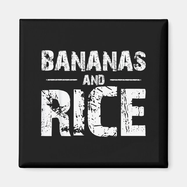 Imã Bananas and rice  (Frente)
