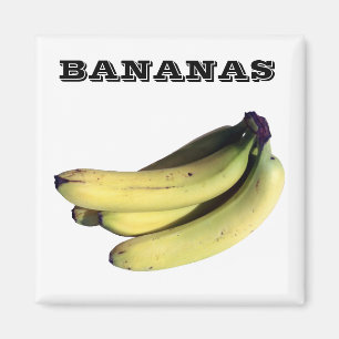 Imã Bananas - (imã de geladeira Sqare)