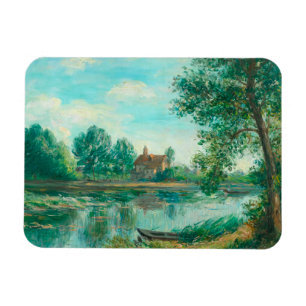 Ímã Bancos da Loing in Santo-Mammès Alfred Sisley