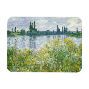 Ímã Bancos de Claude Monet do Seine, Vetheuil, 1880