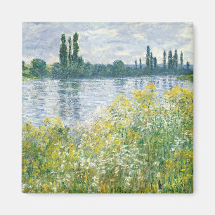 Imã Bancos de Claude Monet do Seine, Vetheuil, 1880