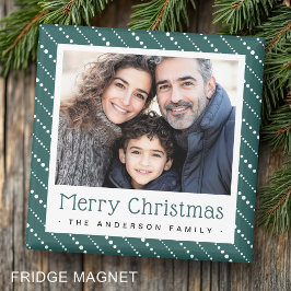 Imã Banda bonita listras feliz pinheiro de Natal foto 