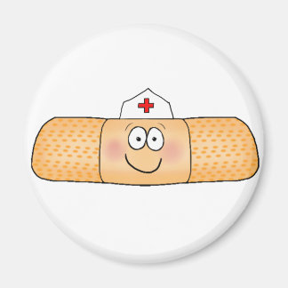 Imã Banda de Banda Whimsicla com Enfermeira Hat Cute