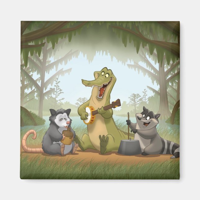 Imã Banda de Bayou Jug (Frente)