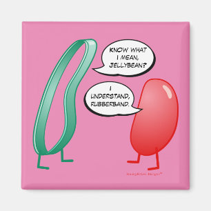 Imã Banda de borracha e gelatina são engraçadas, cri