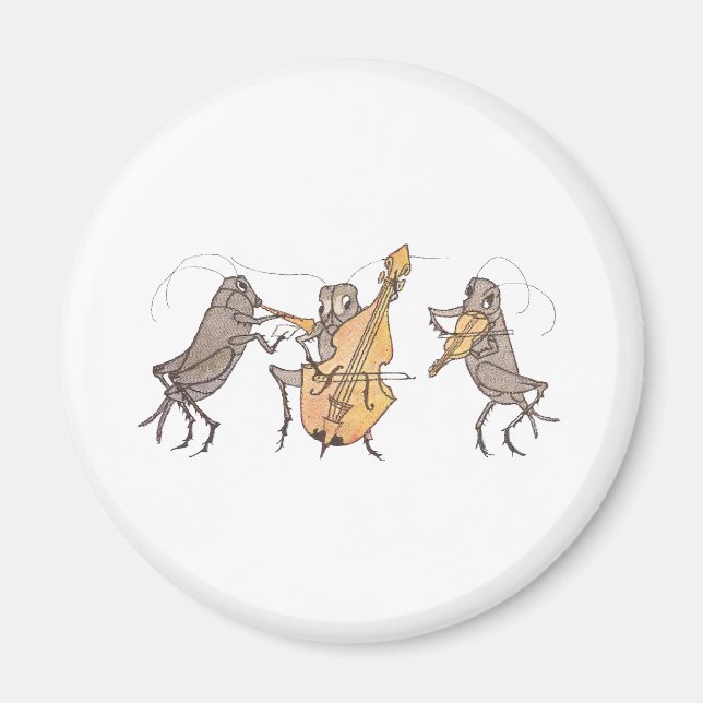 Imã Banda de críquete com Horn, Cello e Violin (Frente)