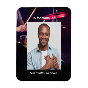 Ímã Banda de Drummer Drummer Fotografias Memoriais