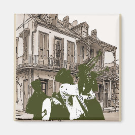 Imã Banda De Latão Na Rua Desejada