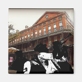 Imã Banda de latão Trimestre francês Nova Orleans