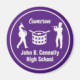 Imã Banda de Marcha de Segundo grau Roxo Personalizada