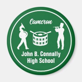 Imã Banda de Marcha Verde do Segundo grau Personalizad