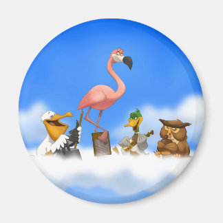 Imã Banda Jug O'Birds Magnet