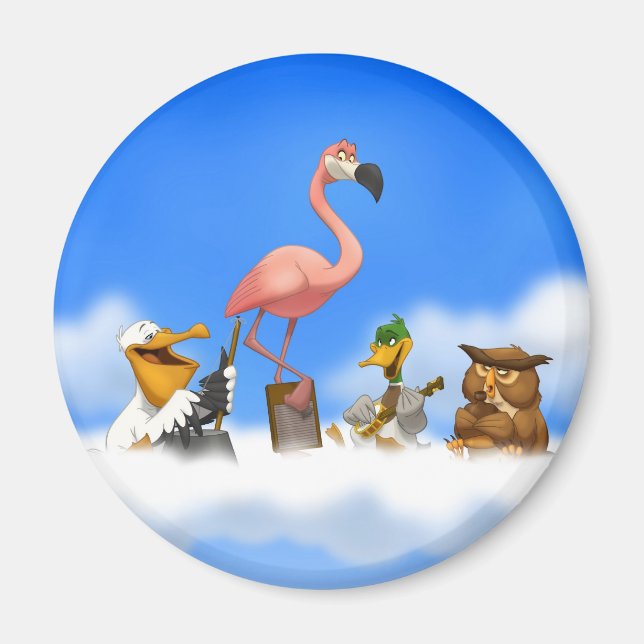 Imã Banda Jug O'Birds Magnet (Frente)