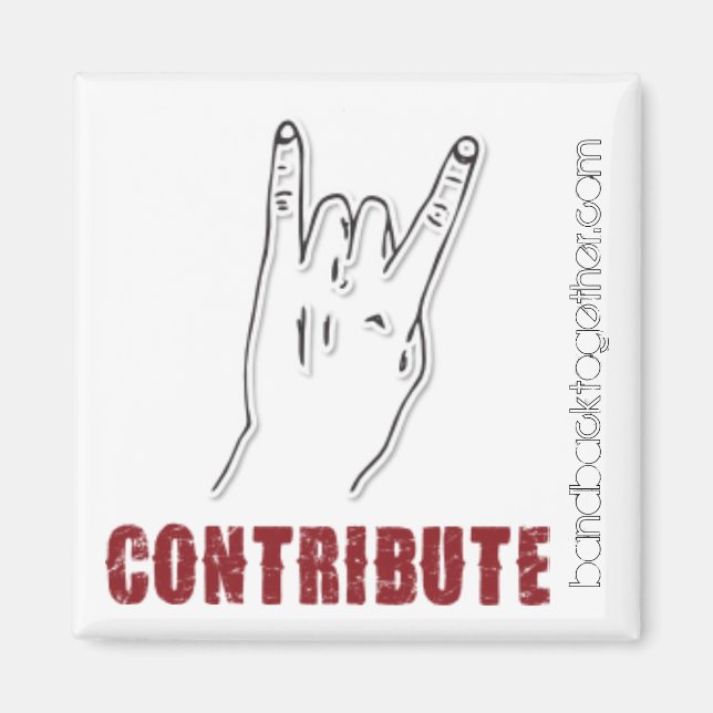 Imã Banda Junto Com O Magnet Do Contribute (Frente)