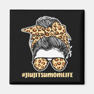 Imã Bandana Estampa de Leopardo Vida de Mãe de Jiu Jit