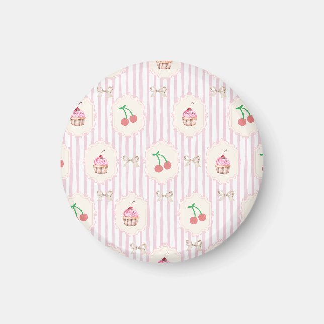 Imã Bandas cor-de-rosa com frutas doces de Chique prof (Frente)